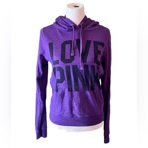 Pink Victoria’s Secret Purple Hooded Sweatshirt